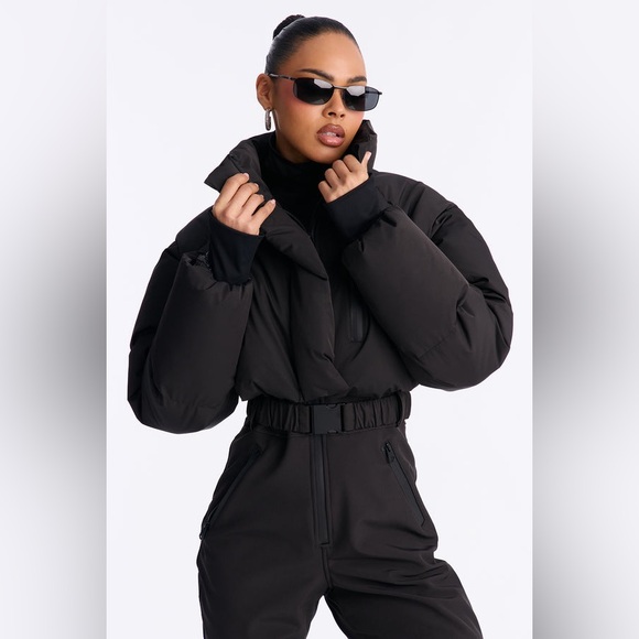 Snow Play Ski Jumpsuit - Black - Picture 4 of 8